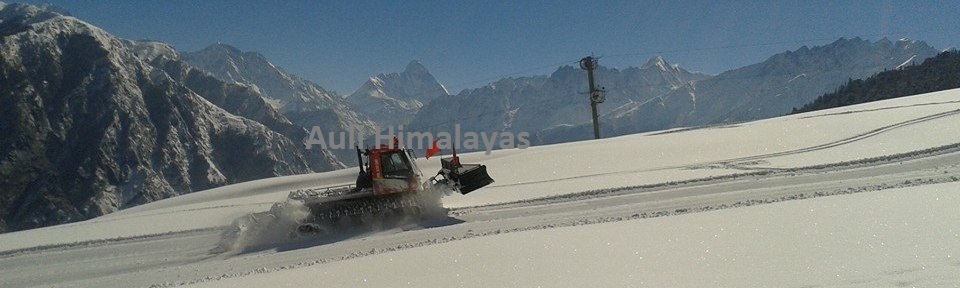 Auli Winter Ski Slopes Snowbeater Auli Snow Ski Slopes